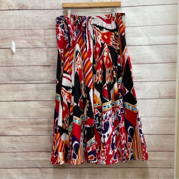 NY‎ COLLECTION BOHO FULL MAXI SKIRT - Picture 1 of 6